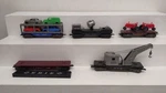 Marx Vintage Assorted Freight Cars 51100, Nyc, Erie, 4583 & 5545. Fixed Price $75.99.