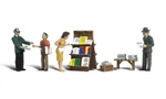 Woodland Scenics A2740 Scale Figures - Newstand. Fixed Price $24.99.