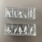 Vintage Ahm Minifigures Unpainted Ho Scale - 2 Boxes Of #6085 And ????. Fixed Price $10.00.