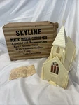 Vintage Skyline Plastics Manufacturing Church Complete With Box - No Music. Fixed Price $15.00.