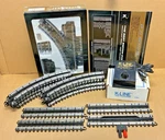 K-line Super Snap 16 Piece Oval Track W/left Switch And Transformer Excell Cond. Fixed Price $170.00.