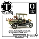 SCALE/ON3/ON30 1:48 Automobile Kit "1909 Handyman" (gen 2). Fixed Price $39.95.