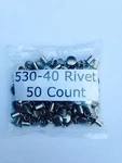 50 Lionel 530-40 Rivets For Lamp Bracket Gp 7 & 9 Total. Fixed Price $12.00.