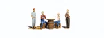 Woodland Scenics 2727 Scale Accents Checkers Players PKG(4). Fixed Price $26.99.