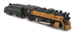 Marx No. 666 Custom Painted 2-4-2 Steam Locomotive & S.p. Tender, Gauge. Fixed Price $80.00.