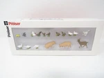 Preiser 65326 Small Farm Animals Livestock Ducks Chickens Geese Pigs Goat Cat. Fixed Price $44.99.
