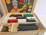 Vintage Marx #64545 Ho Train Set New Haven Diesel Original Box No Transformer. Fixed Price $69.99.