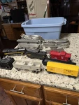 Lionel O27 Gauge Nickel Plate Road 8617 Locomotive 5 Car Set & Track Untested. Fixed Price $269.99.