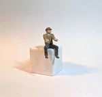 Arttista #1191 - Man Row Boat Scale Figure Model Trains New. Fixed Price $10.50.