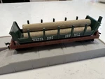 Tyco Ho Timber Line Saw Mill 40 Advertising Billboard Dump Log Car Train. Fixed Price $14.95.