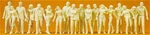 Preiser 65601 O Scale Unpainted Figure Set Passers-by. Fixed Price $39.99.