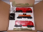 American Flyer # 20201 Santa Fe A-a Freight Set In Repro Box Nice! Lot M-137. Fixed Price $459.99.