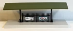 Mth Railking Passenger Station Platform Lighted Green Roof W/ Gray Base. Fixed Price $25.87.