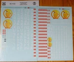 Microscale Decal #48-1152 Canadian Pacific / Pacifique Hood Diesels. Fixed Price $11.75.