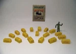 SMC-450 18 Piece Hay Bale Set O, ON30-SCALE (unfinished). Fixed Price $15.95.