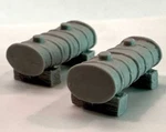 Bar Mills Scale Model Works 2028 Ho Bulk Fuel Tank (2 Pack Unpainted Resin. Fixed Price $5.95.