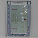 Microscale Decals: Emd Demos Switchers SD7 SW8 TR6 1950-58. Fixed Price $12.95.