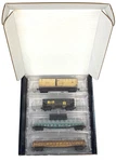 Scale Micro Trains 98302283 Penn Central Weathered Mow (4) Car Set. Fixed Price $129.95.