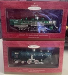 Hallmark Lionel 1-400E Blue Comet Blown Glass 2001 & 4601 Southern Mikado Loco. Fixed Price $45.00.