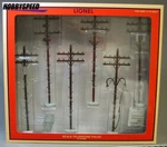 Lionel Fastrack Scale Telephone Electric Poles Train Building Power 6-37939 New. Fixed Price $38.84.