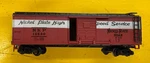 Model Power Ho Scale Nickel Plate High Train Box Car Nkp Weathered. Fixed Price $11.99.