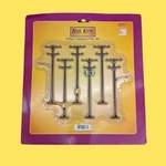 Mth 11-90018 Cream No. 58 Lamp Set Single Arc. Fixed Price $36.99.