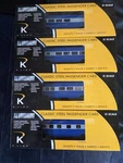 K-line Scale Csx Ocs 15 Aluminum Passenger Cars Set Of K-4612A. Fixed Price $325.00.