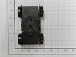 Mth DA-0000010 2 Axle Non-powered Truck With Spoked Wheels. Fixed Price $50.00.