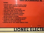 Lionel 6-18116 Gauge Erie Lackawanna Alco Set And Passenger Cars In Orig. Fixed Price $699.95.