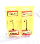 Lot Of 2 Nib Train Railroad Scenery Schneider Top Line Street Lamps Light. Fixed Price $12.99.
