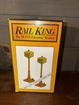 Mth King Rail Model Train Gauge No. 57 Yellow Street Lamp Post MT-1028 Diecast. Fixed Price $18.29.