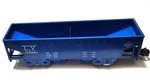Scale - Marx Lehigh Valley L.v Lv 21913 Blue Hopper Car. Fixed Price $14.24.