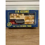 Ahm Construction Set W/dump Truck, Barriers & Traffic Cones #5614 Ho Scale New. Fixed Price $12.99.