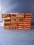 Lionel Postwar # 260 Bumpers W/boxes (16 Pieces). Fixed Price $160.00.