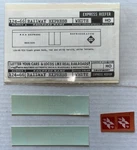 Walthers Ho Decal-railway Express Refrigerator Car-wht & Red Lett #934-124-66. Fixed Price $6.00.