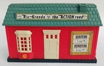 1993 New Bright Ind Rio Grande Railroad Train Set Station House With Sound. Fixed Price $11.68.