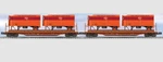 Lionel 6-21902 Scale PS-4 Flatcar With Piggyback Trailers Milwaukee Road. Fixed Price $299.99.