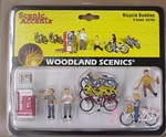 Scale Bicycle Buddies Woodland Scenics Train People # 2752. Fixed Price $25.49.