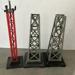 Lionel Floodlight & 2 Marx Towers. Fixed Price $15.00.