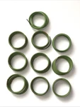 Lionel 1970 Era Green Coiled Hook-up Accessories Lot Of 10 Wires. Fixed Price $10.00.