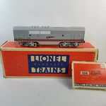 Lionel Santa Fe 2343C F3B War Bonnet Gauge Silver Truck Clear Porthole 6-18136. Fixed Price $179.99.