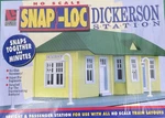 Life-like Ho Scale 1352 Dickerson Train Station Snap-loc Model Kit Sealed. Fixed Price $8.99.