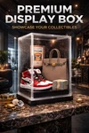 Extra Tall Acrylic Display High (12X14X24IN) Clear Collectible Showcase. Fixed Price $31.49.
