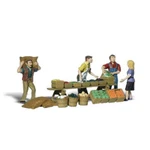 New Woodland Scale Farmers Market Train Figures A2750. Fixed Price $28.43.