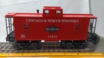 Lionel Cnw Caboose 36619 Red, Center Cupola, Square Window Glass Unlighted. Fixed Price $17.00.