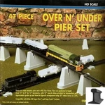 Atlas Ho Scale New 2026 Over & Under Pier Set For Snap Track 47 Pcs 80. Fixed Price $25.12.