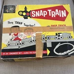 Vintage Jack Built Snap Wooden Train Track Engineer Set 21 Piece Complete. Fixed Price $25.97.