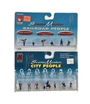 Life-like Trains Scene Master Railroad People Ho Scale 1684 + 1682. Fixed Price $19.99.