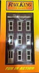 Mth 30-9080 3-STORY Maroon Town House With Tan Trim Ln/box. Fixed Price $75.00.