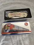 Lionel Centennial Knife Santa F3 Diesel Collectors Showcase New. Fixed Price $34.20.